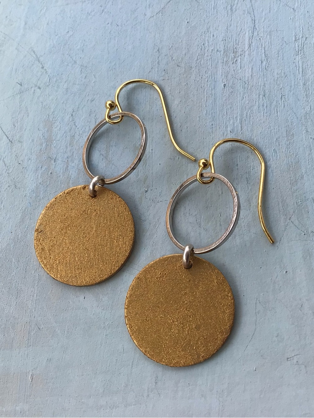 Sundance Charm Circle Earrings New